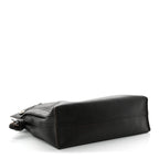 Shiny Calfskin Medium Panta Flamenco Knot Bag Vintage Brown