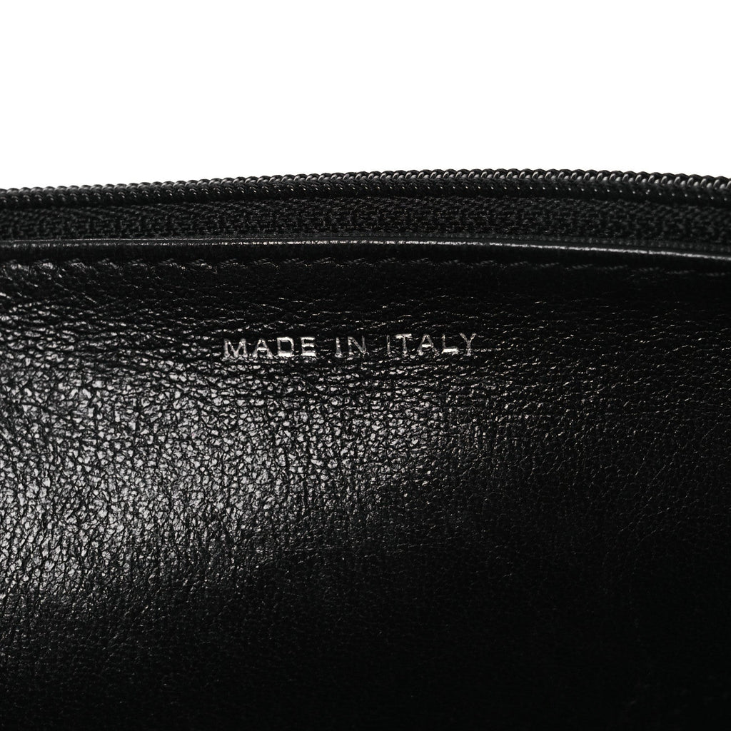 Aged Calfskin Quilted Reissue Wallet On Chain WOC Black