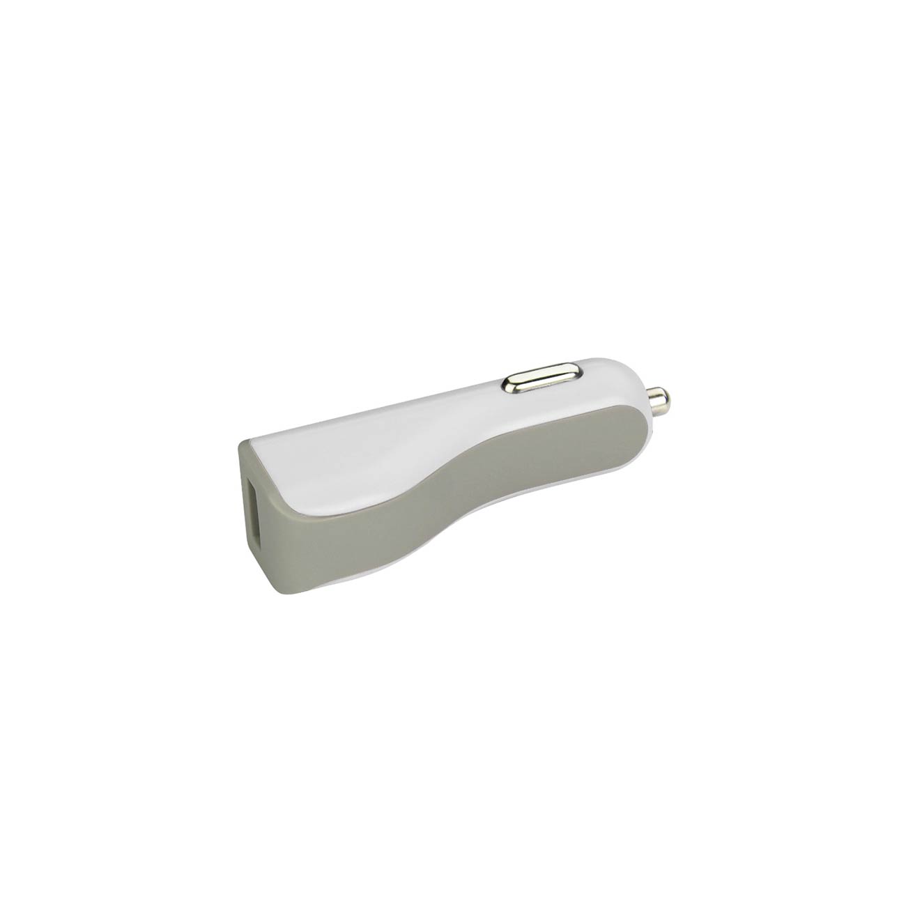 Reiko Micro Usb Car Charger With Data Usb Cable In White