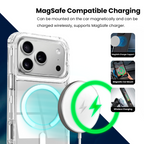 Entronix [Magnetic] Case Compatible with iPhone 17 Pro Max - [Clear] Triple-Layer Heavy Duty Protection