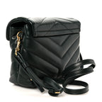 Calfskin Y Quilted Monogram Toy Loulou Crossbody Bag Deep Green