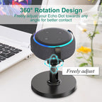 Echo Dot 3rd Desktop Stand 360 ° Adjustable Smart Home Speaker Accessories Rack