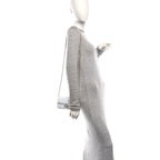 Sponge Boucle Matelasse Mini GG Marmont Shoulder Bag White Light Blue Grey