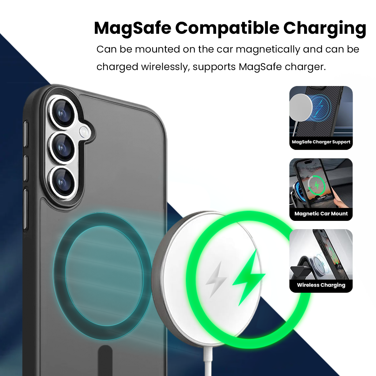 [DIS] Entronix [Magnetic] Case Compatible with Galaxy S26 - Translucent Frosted Matte