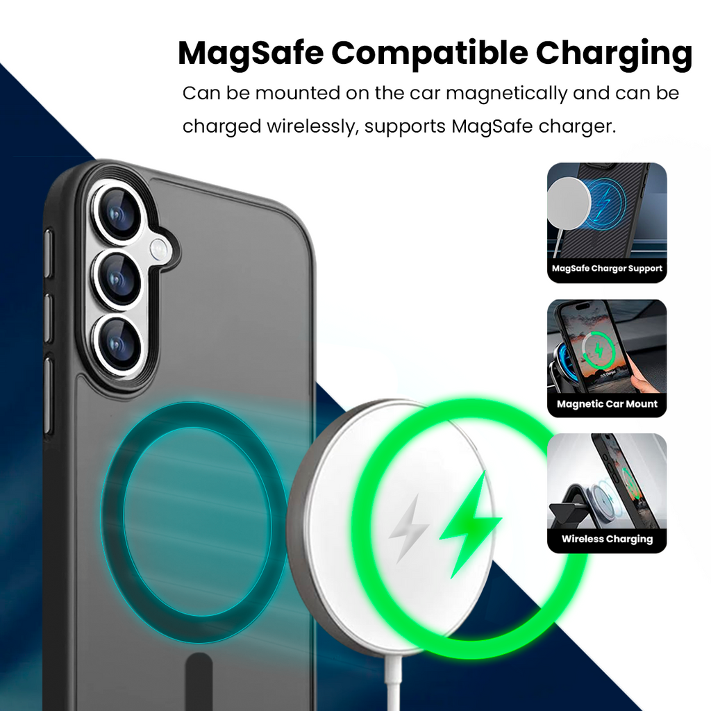 [DIS] Entronix [Magnetic] Case Compatible with Galaxy S26 Plus - Translucent Frosted Matte