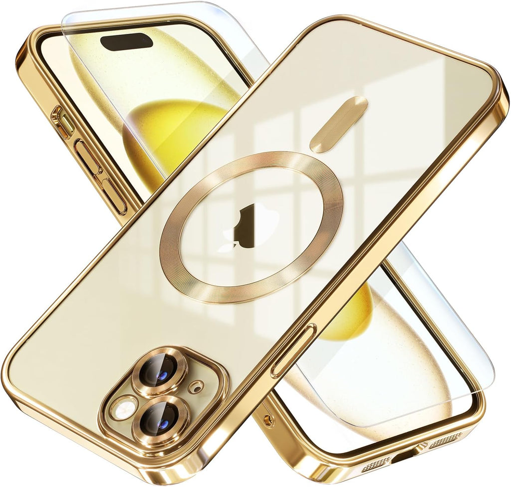 Entronix Bundle Compatible with iPhone 11 - [Magnetic] Luxury Glossy Case & 1 Clear Screen Protector
