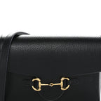 Calfskin Horsebit 1955 Shoulder Bag Black