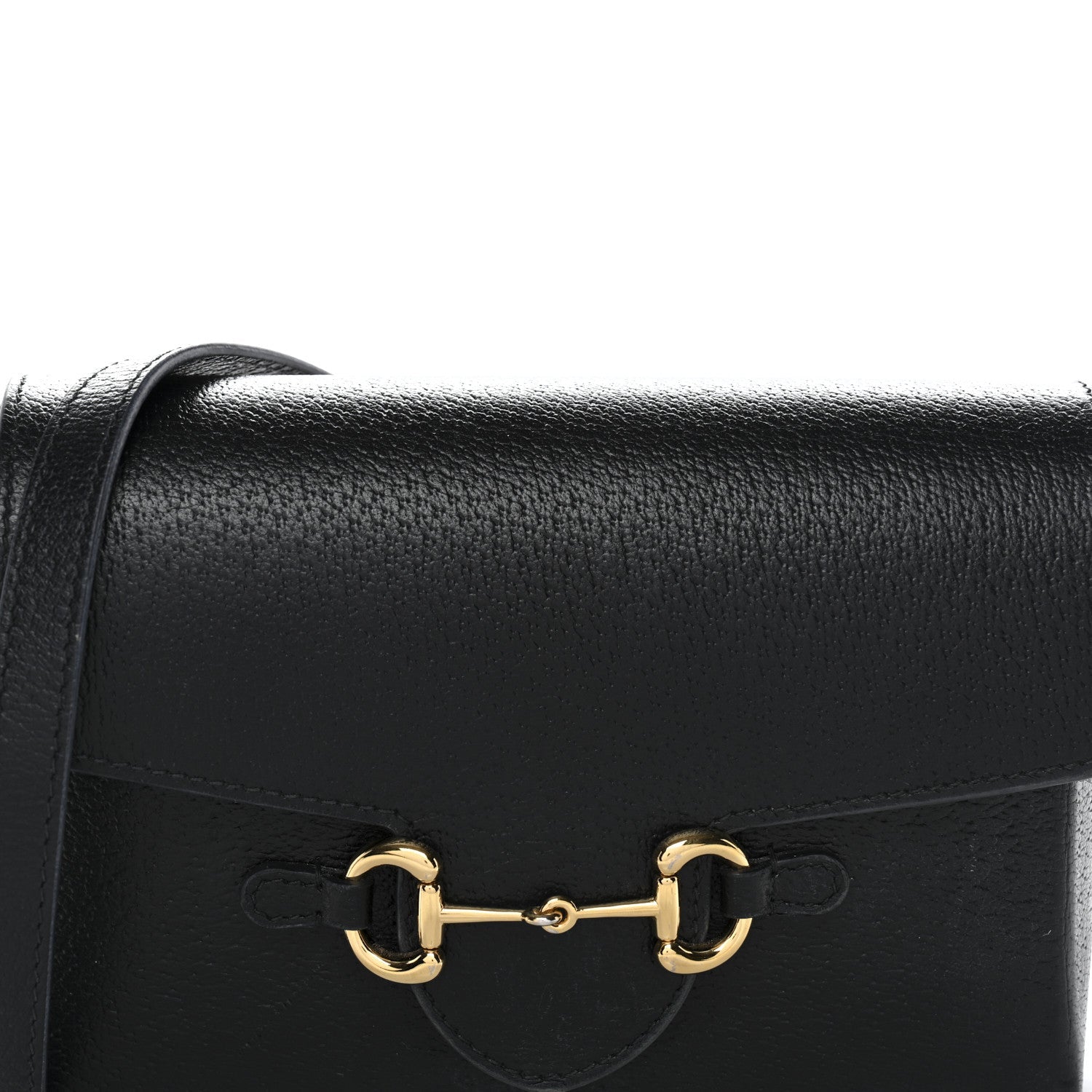 Calfskin Horsebit 1955 Shoulder Bag Black