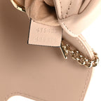 Calfskin Matelasse Super Mini GG Marmont Shoulder Bag Beige