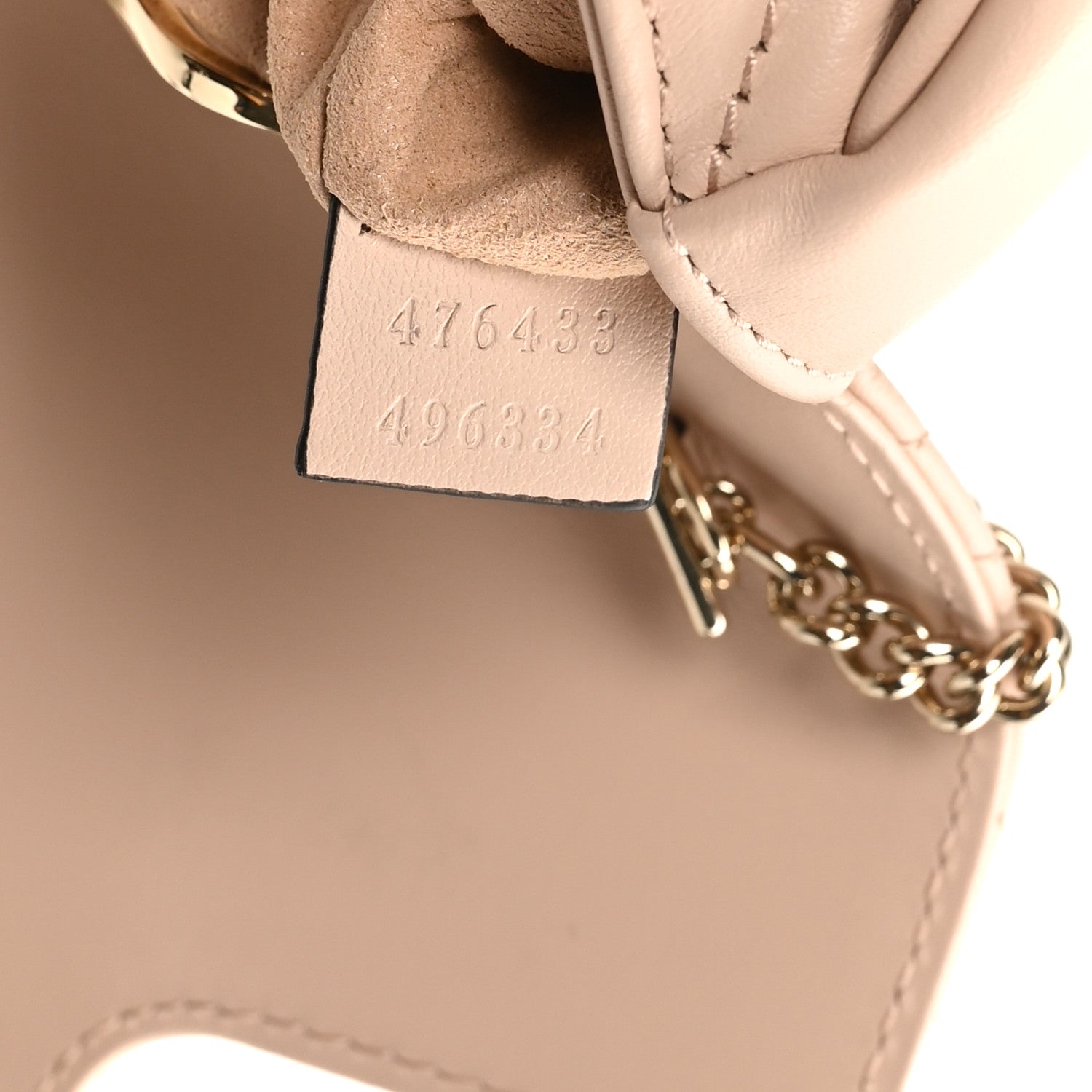 Calfskin Matelasse Super Mini GG Marmont Shoulder Bag Beige