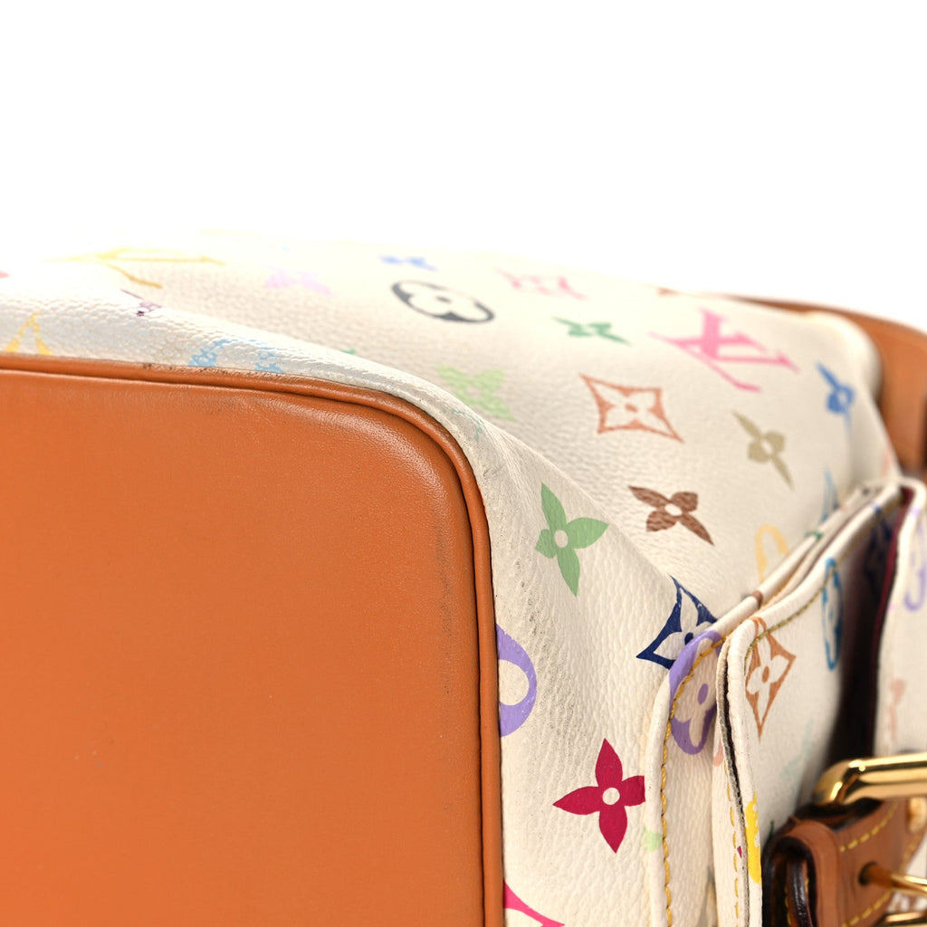 Monogram Multicolor Petit Noe White