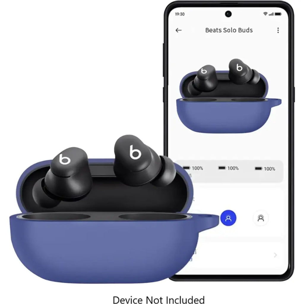 SAHARA - Venture Series Silicone Case for Beats Solo Buds Earbuds - Midnight Blue