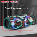 100W high power bluetooth speaker portable RGB colorful light waterproof wireless subwoofer360stereo surround TWS Caixa de som -Small