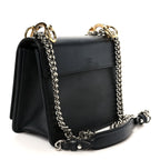Vitello Century Velvet F is Fendi FF Small Kan I Shoulder Bag Black Tobacco