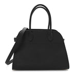Grained Calfskin Soft Margaux 10 Bag Black