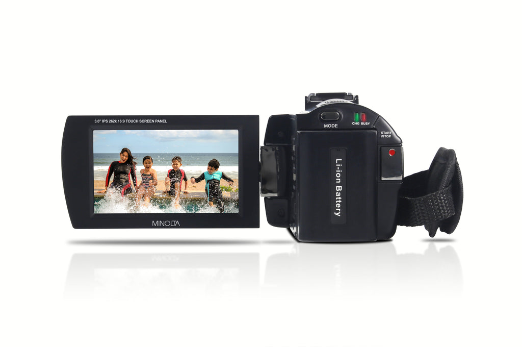 MINOLTA MN4K40NV 4K Ultra HD / 30 MP Night Vision Camcorder (Black)