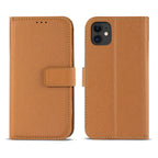 Slim Stand Case With Card Holder Slots Apple Iphone 12 Mini In Brown