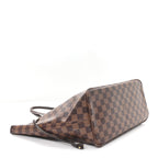 Damier Ebene Neo Neverfull MM Rose Ballerine