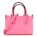 Patent Calfskin Spikes Mini East West Cabata Tote Poupidou