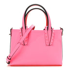 Patent Calfskin Spikes Mini East West Cabata Tote Poupidou