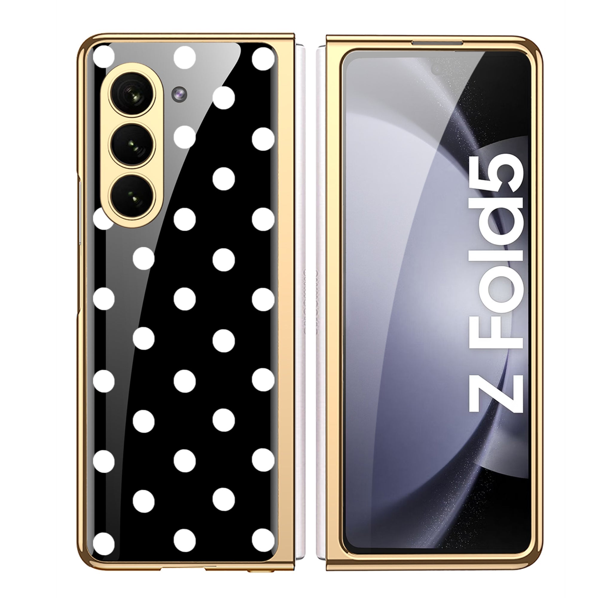 SAHARA - Inspire Series Hard Shell Polka Dot Case - Galaxy Z Fold5 - CP00506