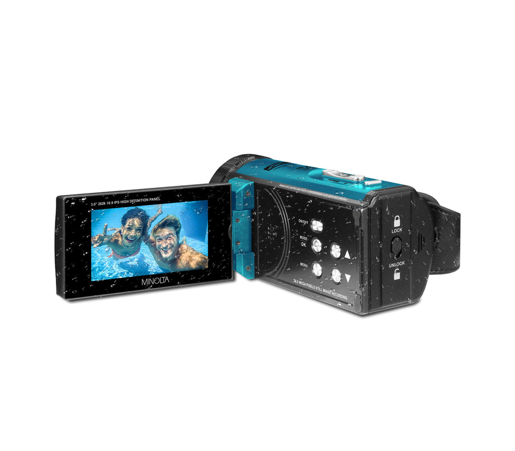 MINOLTA MN4K300WP 4K Ultra HD / 56 MP Waterproof Camcorder