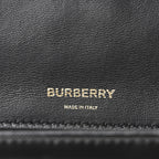 Patent Quilted Horseferry Print Lola Bum Bag Black