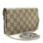 GG Supreme Monogram Super Mini Dionysus Shoulder Bag Taupe