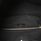 Crinkled Calfskin Macrocannage Large Voyage Bag Black