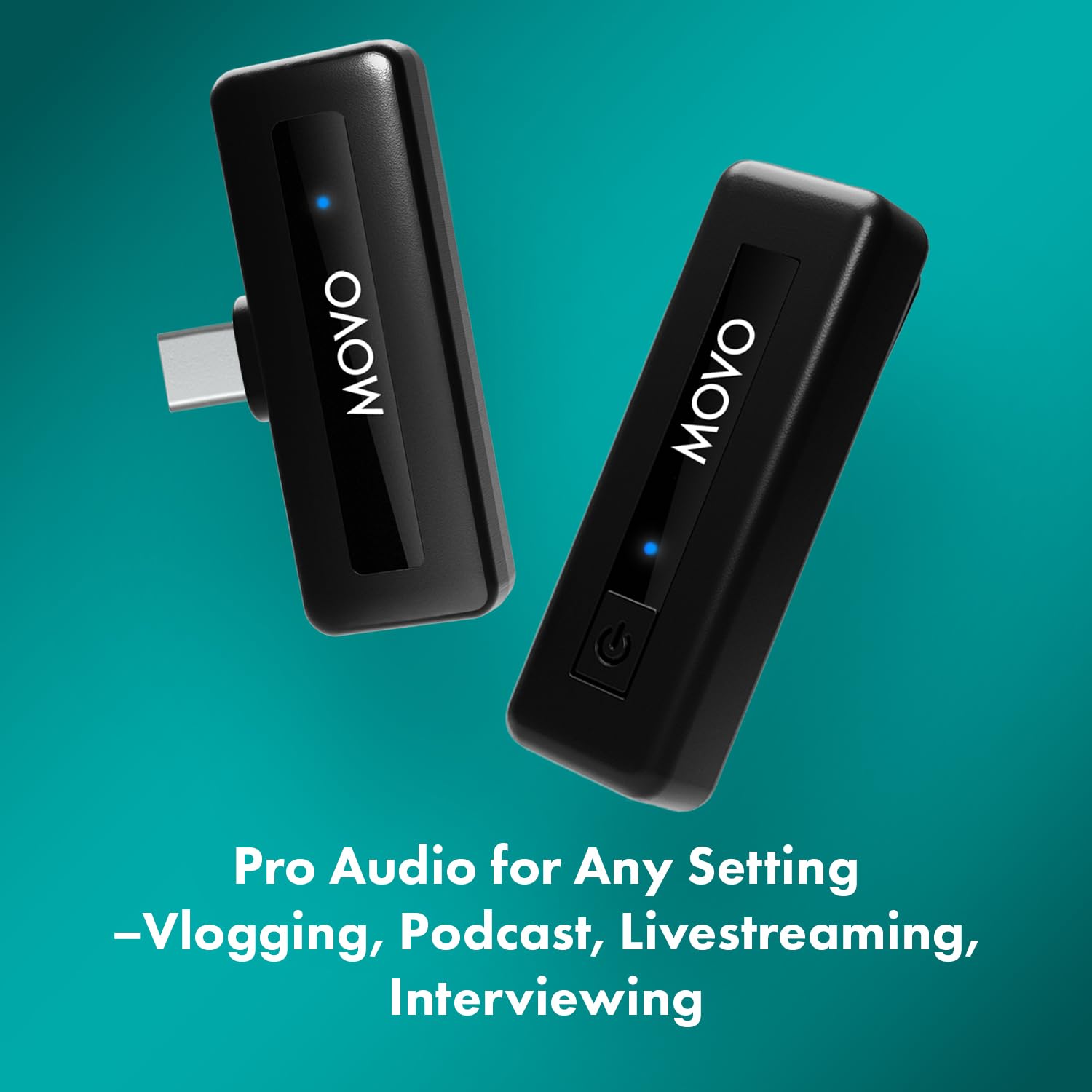 Movo Wireless Mini UC - Lav Mic System for USB-C