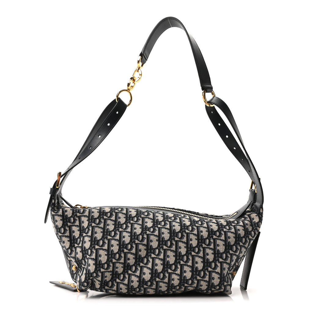 Oblique Small D-Journey Bag Blue