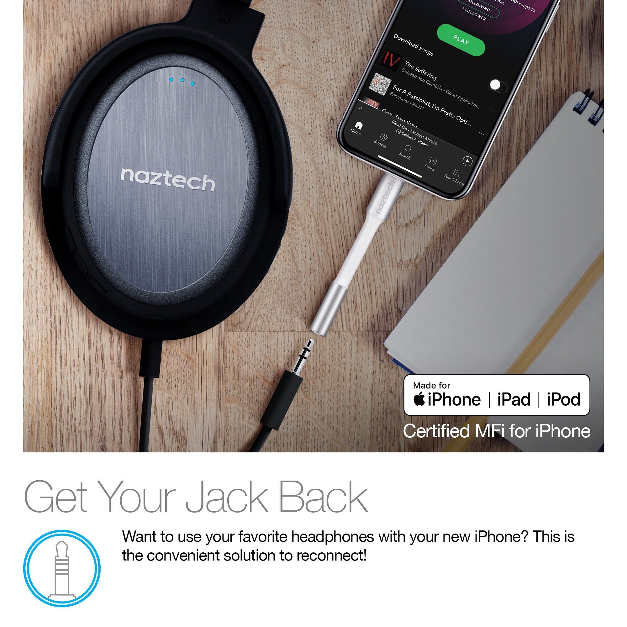 MFi Lightning to 3.5mm Adapter