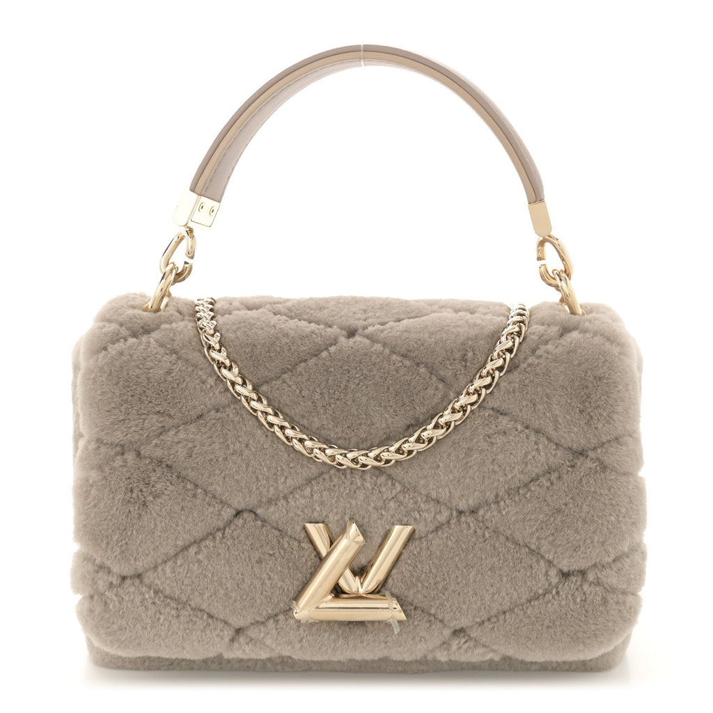 Shearling Malletage Top Handle GO-14 PM Grey