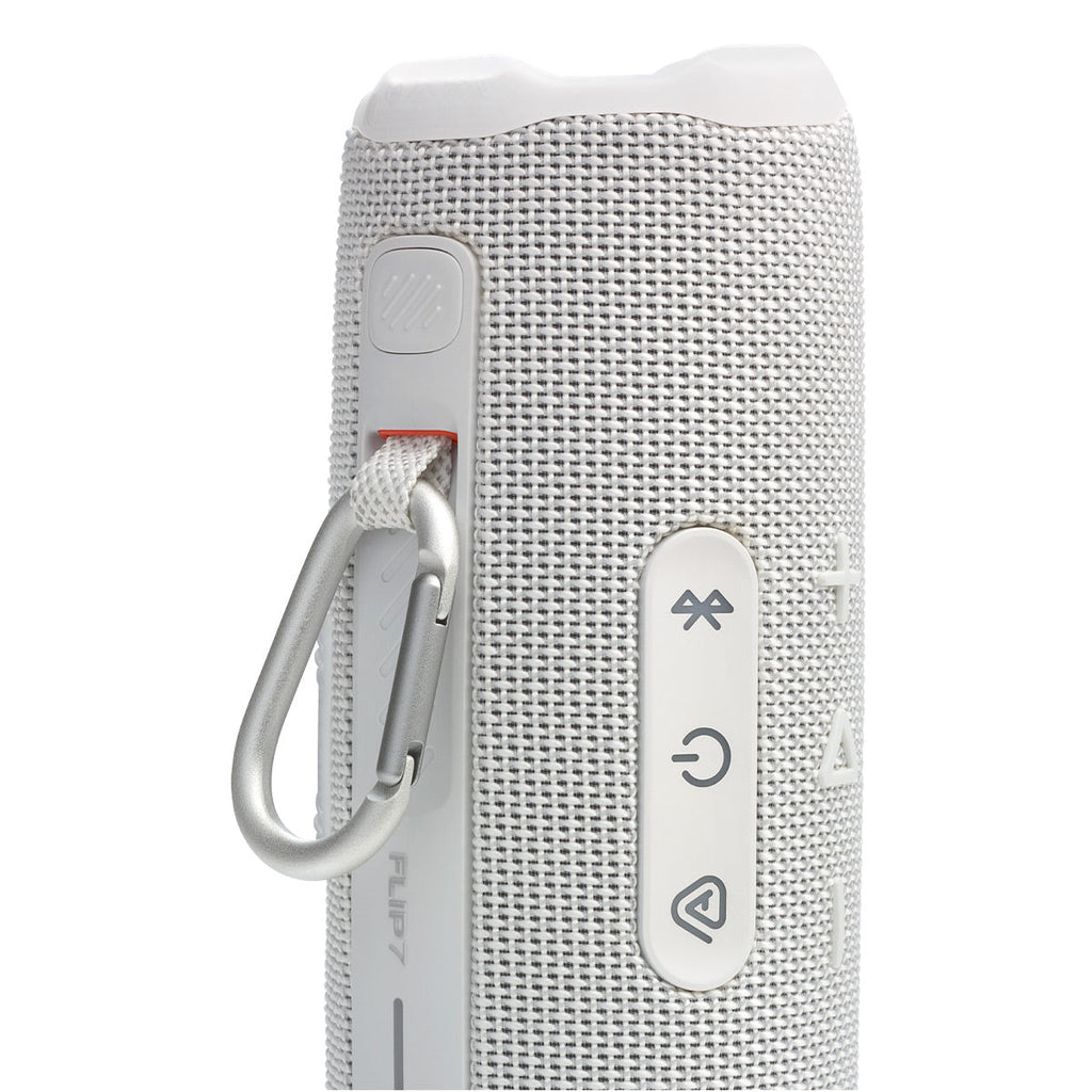 JBL Flip 7 Portable Bluetooth Speaker (White)