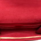 Calfskin Chain Louise MM Red