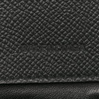 Grained Calfskin Graffiti BB Chain Wallet Black Bleu Violet