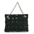 Calfskin Puffy Macrocannage Medium Dior Crunchy Bag  Forest Bloom
