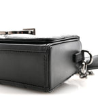 Lambskin Maxi Cannage Small 30 Montaigne Chain Top Handle Bag Black