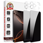 Entronix Anti-Spy Privacy Screen Protector & Camera Lens Protector Compatible with iPhone 17 Pro Max - 4-Piece Combo