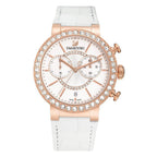 Swarovski Ladies' Chronograph Watch 38mm Citra Sphere Rose Gold White