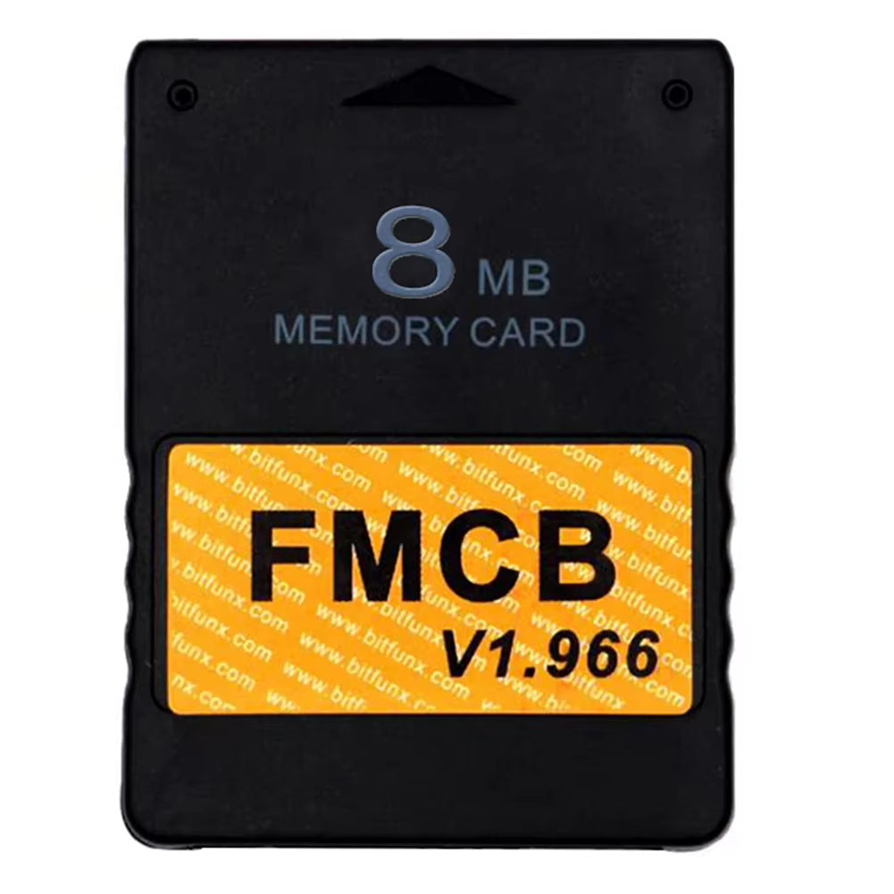 2025 Free McBoot V1.966 Memory Card for All PS2 Consoles - Sony PS2 FMCB Game Saver (8MB)