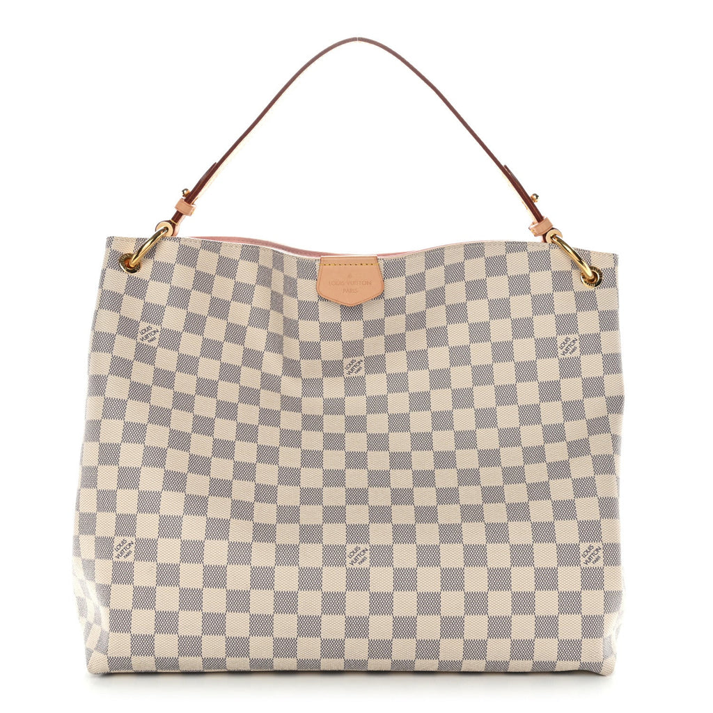 Damier Azur Graceful MM Rose Ballerine