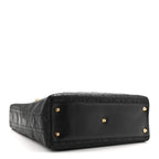 Lambskin Cannage Large Lady Dior Black
