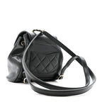 Caviar Quilted Mini Business Affinity Backpack Black