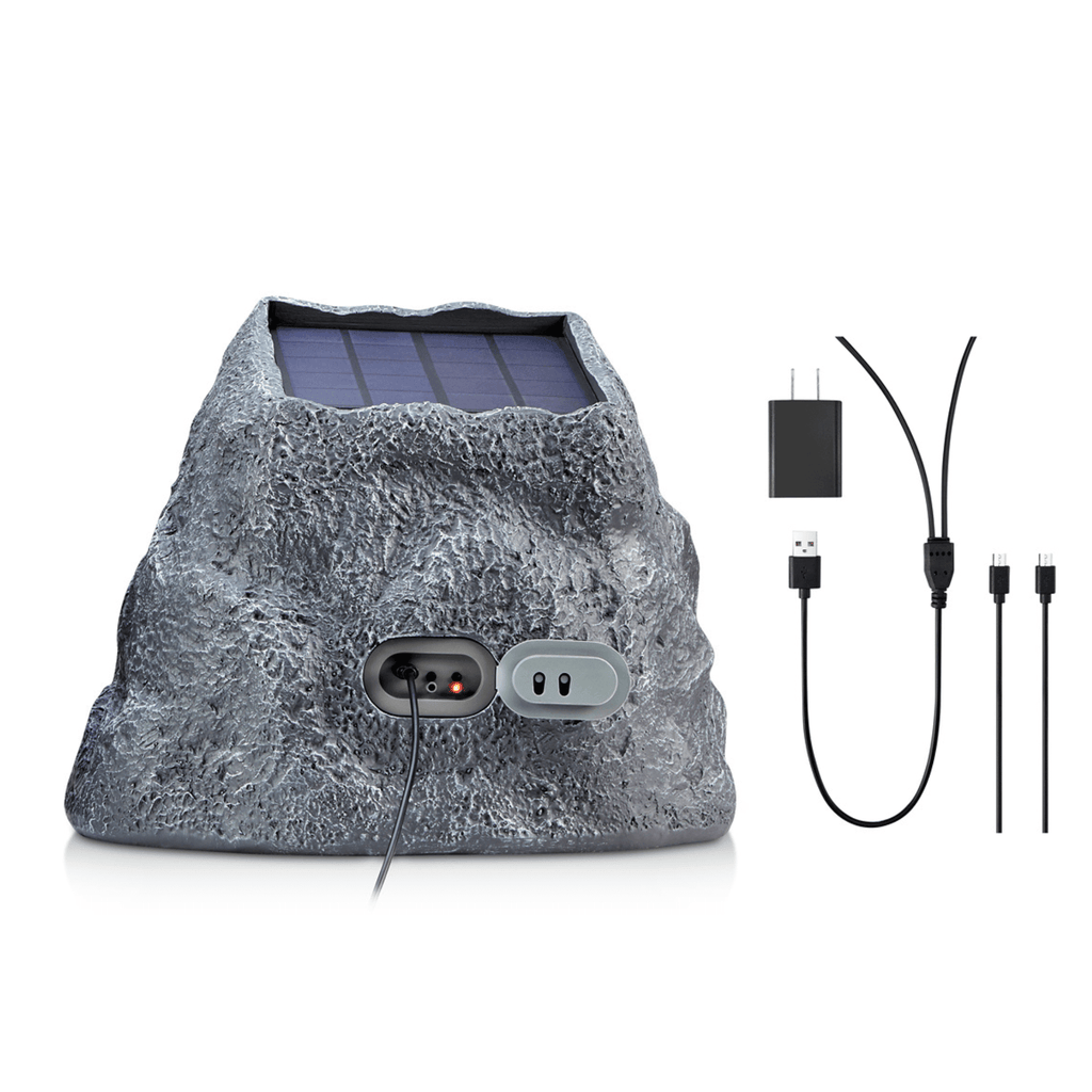 Bluetooth Multi-Link Solar Rechargeable Wireless Rock Speaker