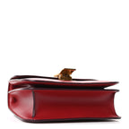 Box Calfskin Teen Classic Box Flap Bag Red