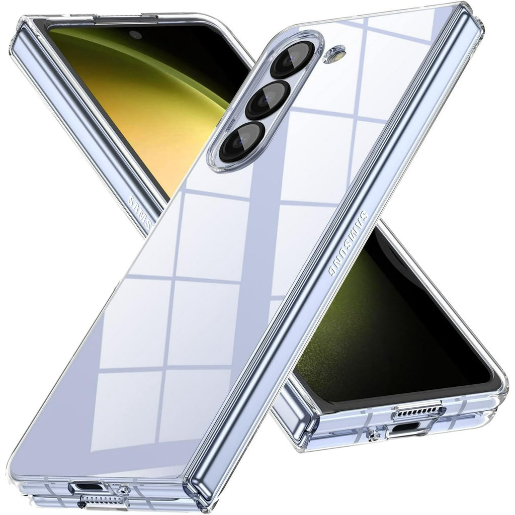 Entronix Case Compatible with Galaxy Z Fold 7 - [Hard Back] Clear Cover
