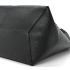 Grained Calfskin Medium The Sack Bag Black