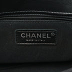 Calfskin Stitched Small Ring My Bag Flap Crossbody Bag Black