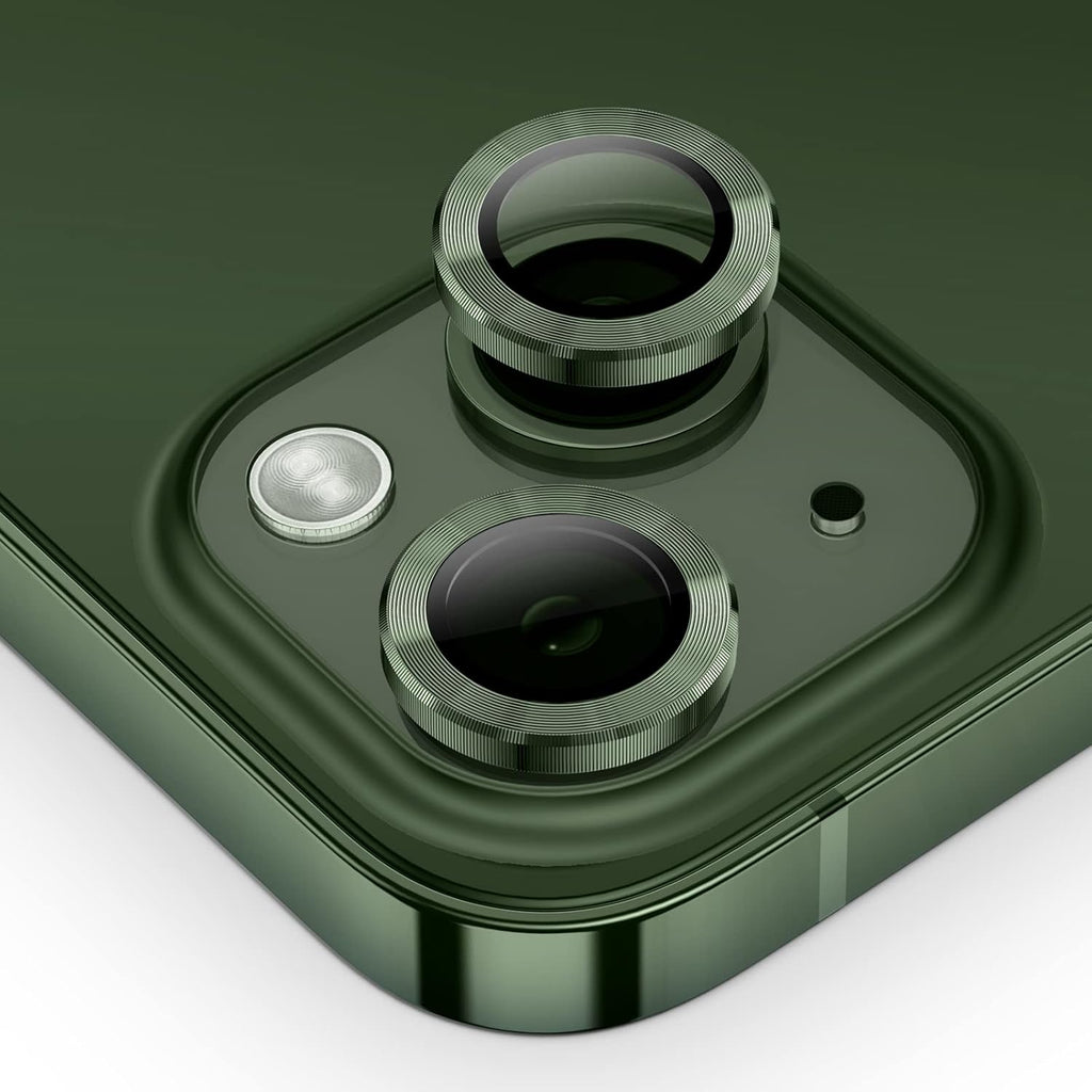 Entronix Camera Lens Protector Compatible with iPhone 15/15 Plus - Luxury Metal